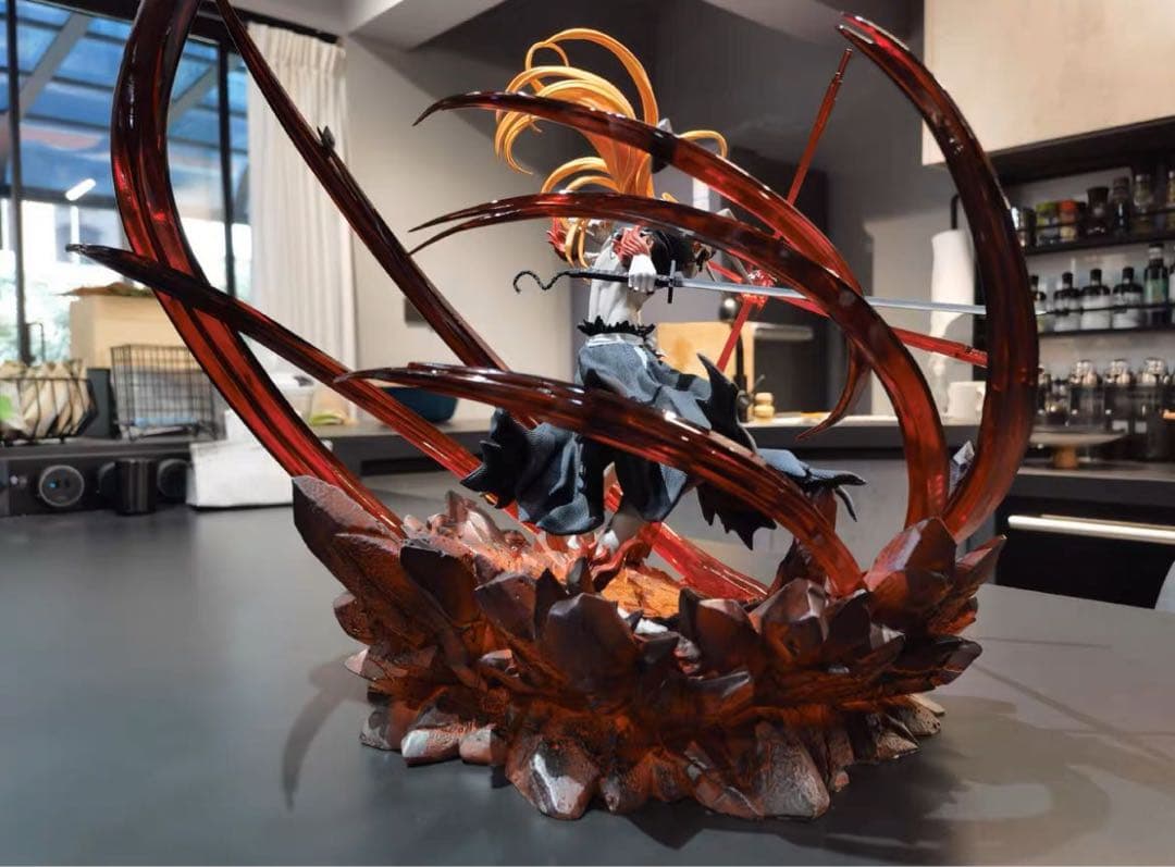 BLEACH 黒崎一護 ガレージキット ガレキ スタチュー④⑨X