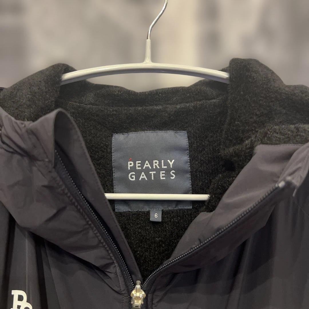 パーリーゲイツ　フード付きアウター　ブラック　美品