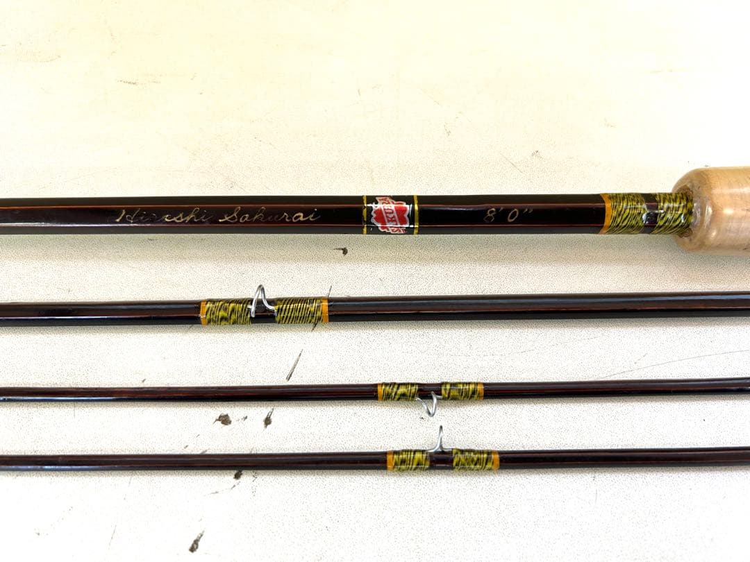 J815 希少　バンブー　ロッド　フライ　竹　フィッシング　釣竿　釣具