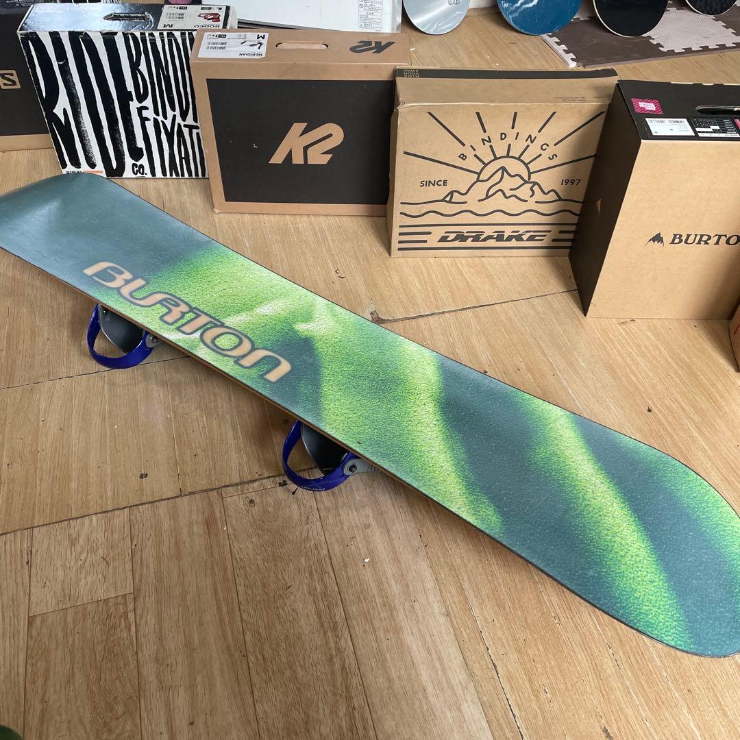 BURTON×RIDE　バートン　スノーボードセット　ライド　バインディング付