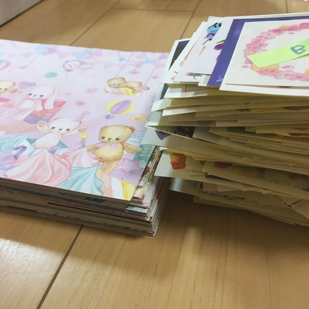 【B】 大容量　海外　A4ペーパー　ステッカー　セット