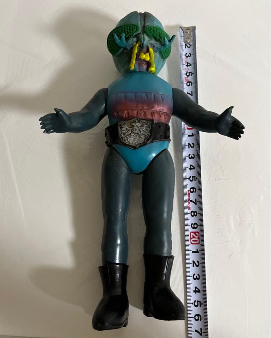 ⚠️激レア成型色　貴重　仮面ライダー　怪奇ハエ男　スタンダードサイズ　旧バンダイ