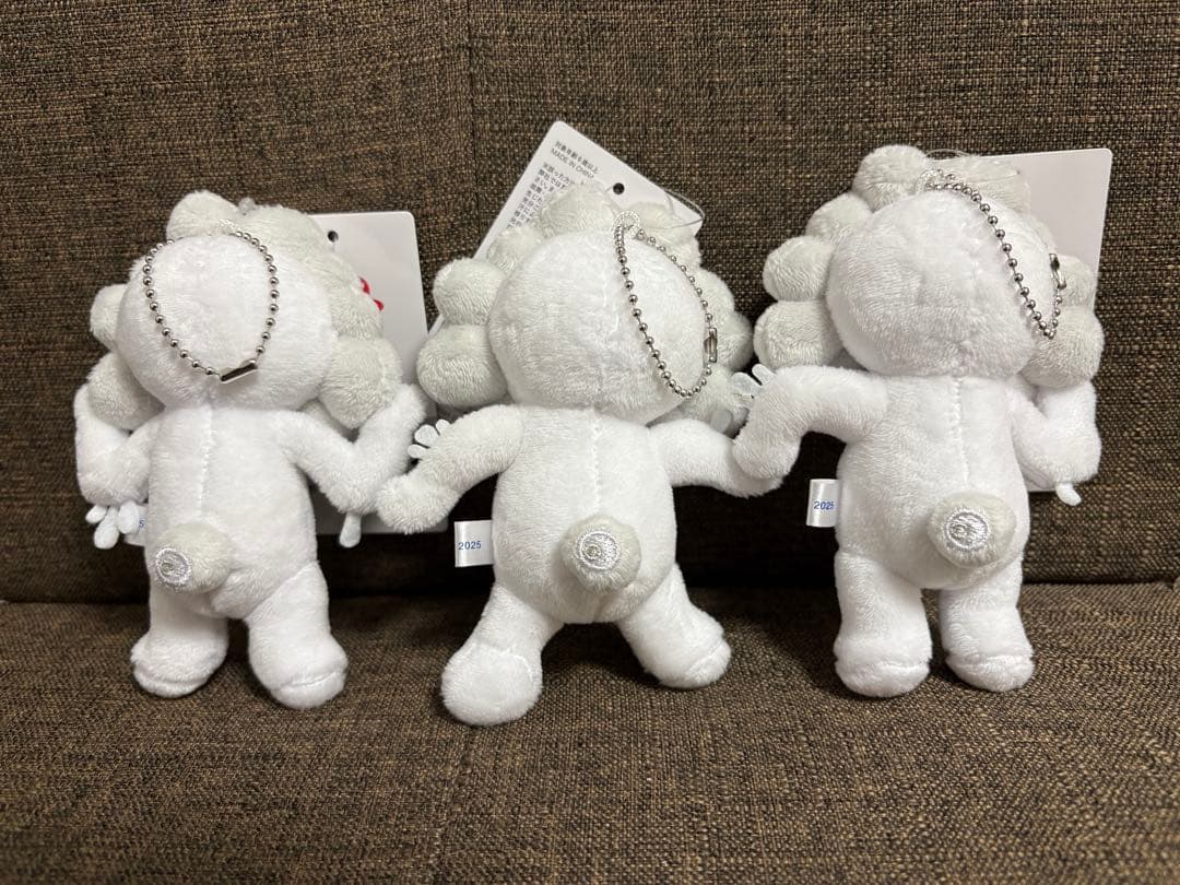 白ミャクミャク ボールチェーンマスコットABC 3点セット