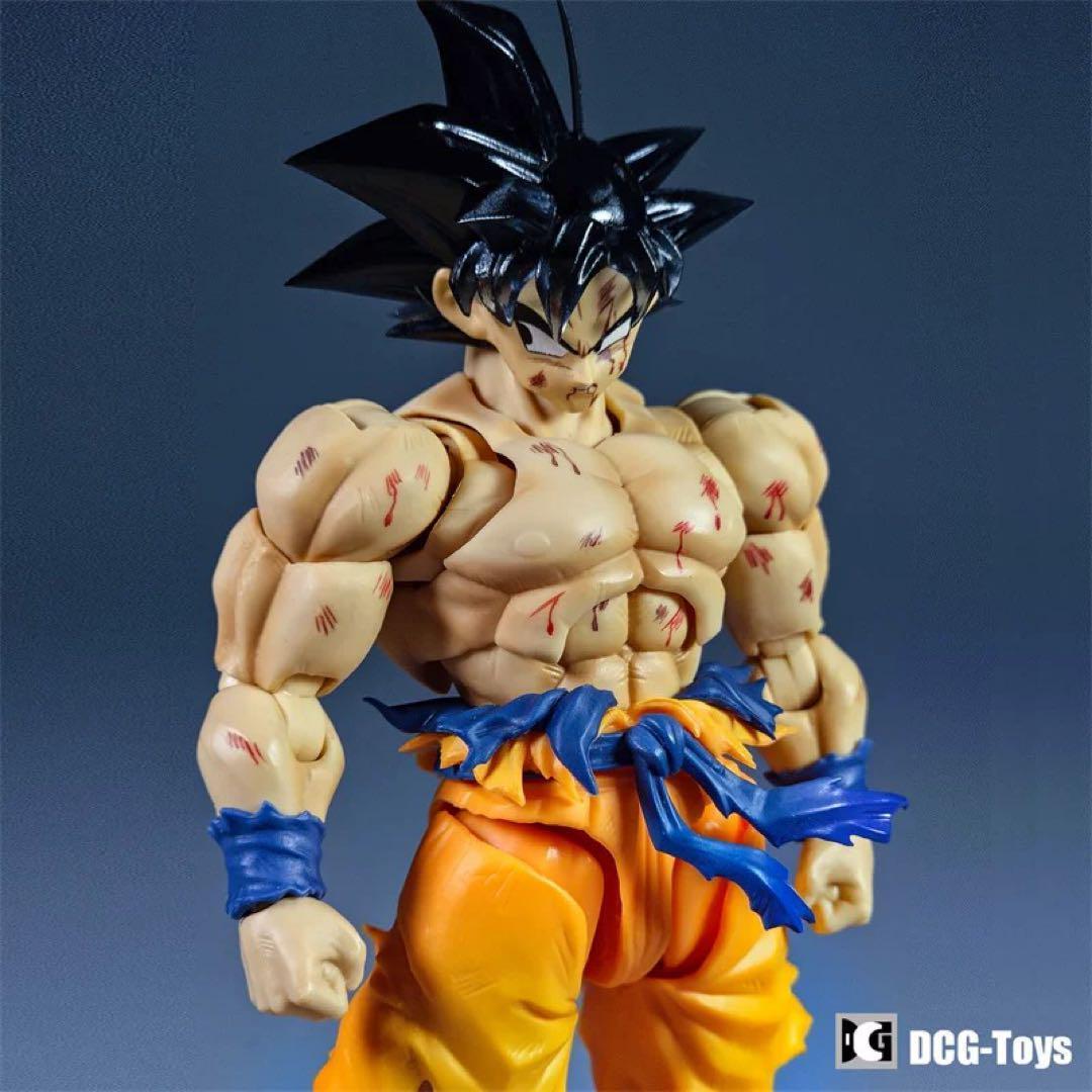 S.H.Figuarts用 孫悟空 カスタムヘッドパーツ 流血 クリア