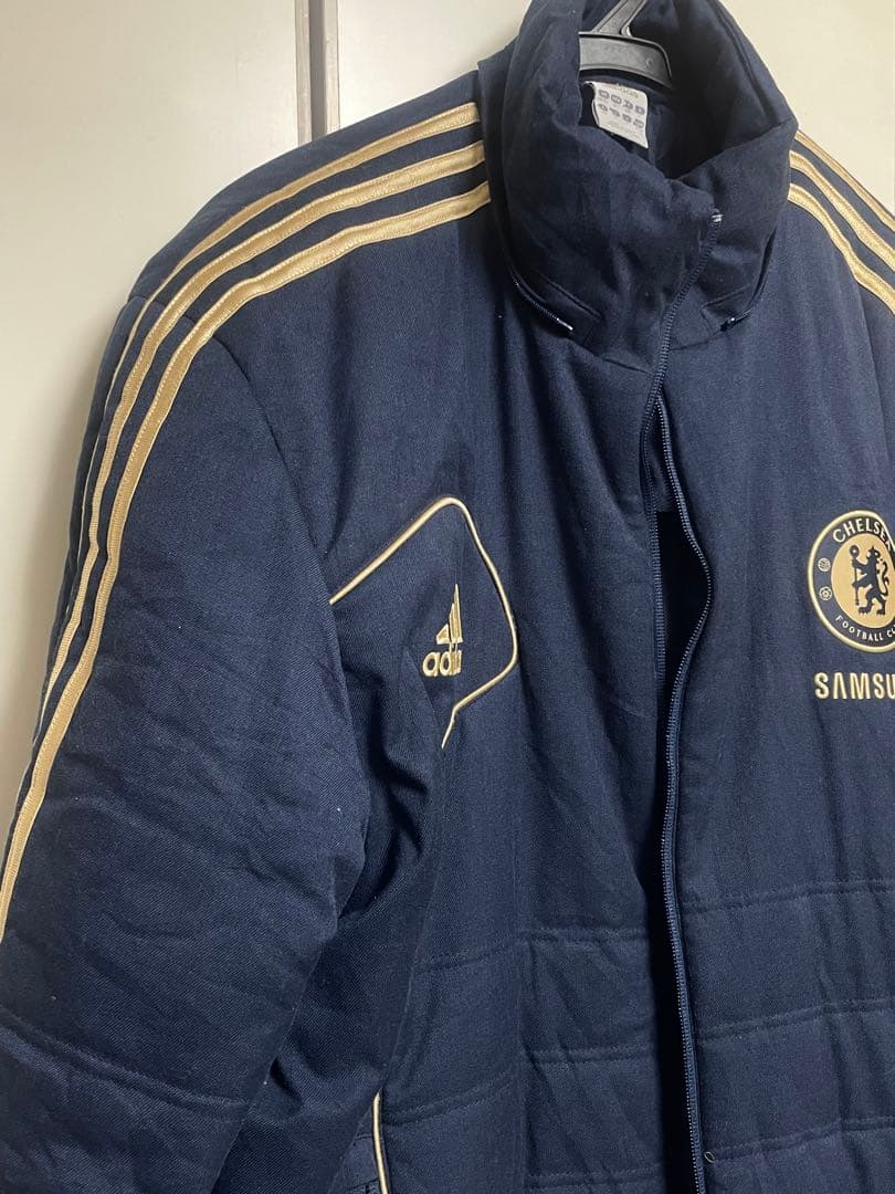 Chelsea アディダス ジャケット ネイビー