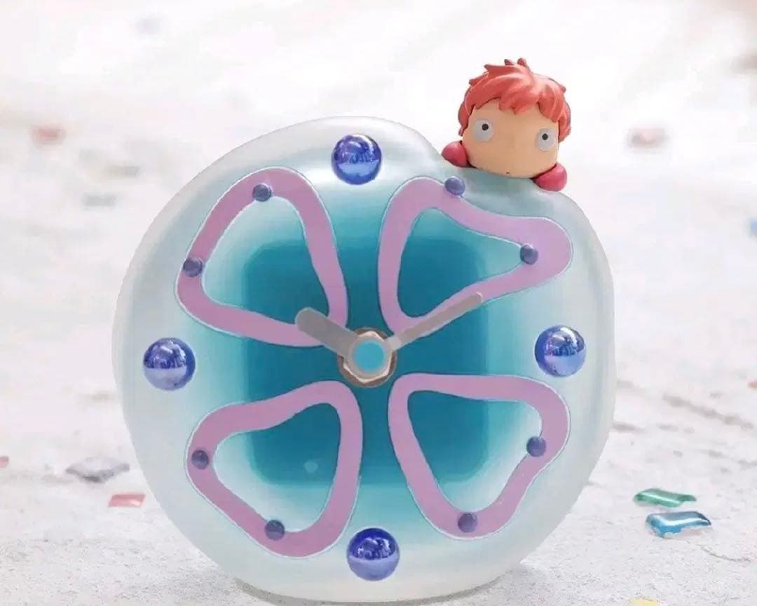 崖の上のポニョ★ポニョのクラゲ置時計