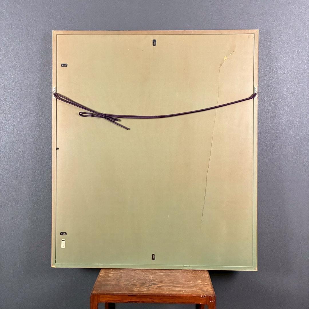 美品 上村淳之「汀」リトグラフ 大作 直筆サイン・印章有 上村松園の孫 花鳥