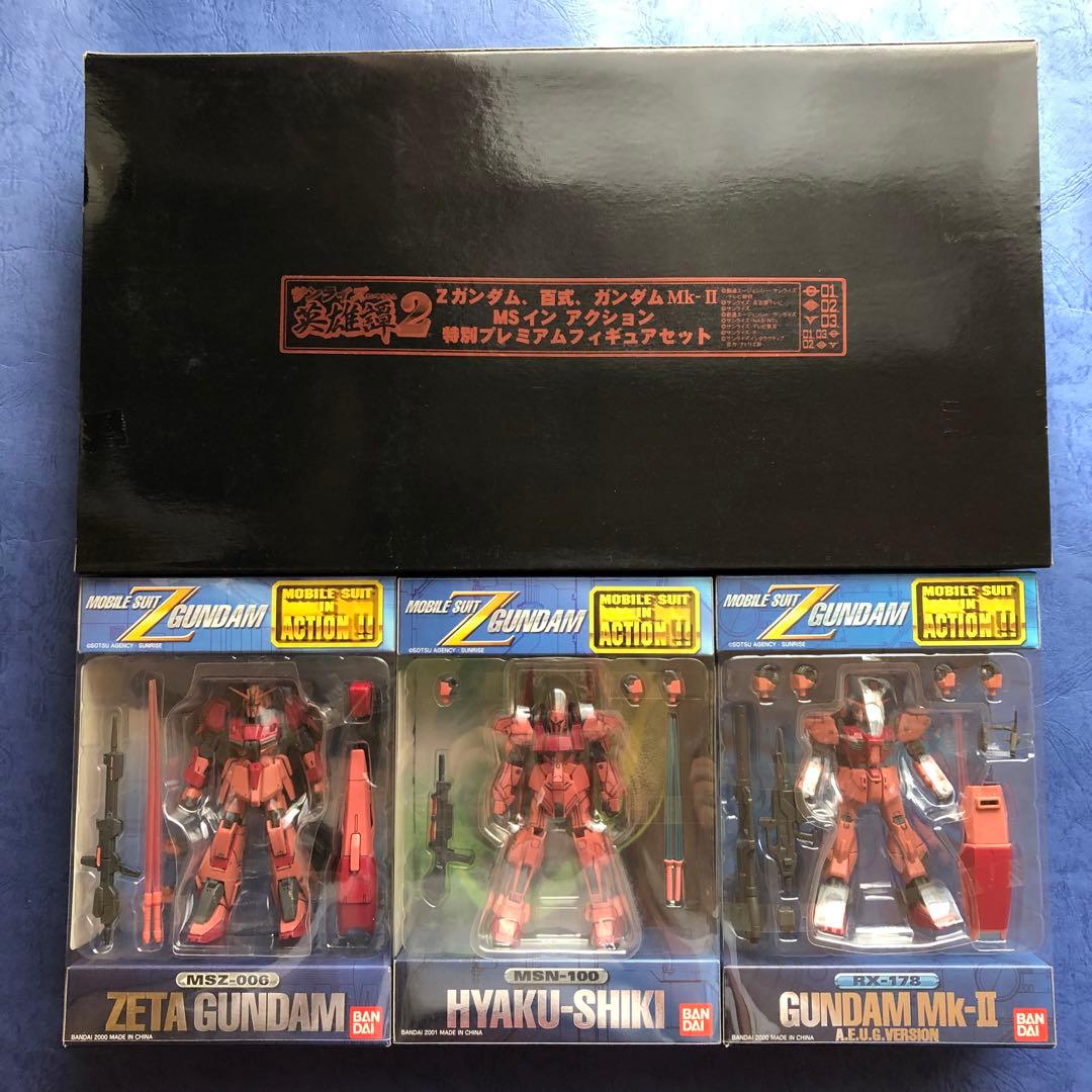限定 MIA サンライズ英雄譚 アムロ専用Mk-Ⅱ シャア専用 Mk-Ⅱ Z百式