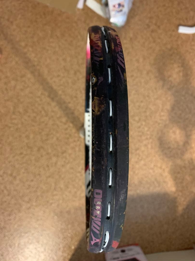 （希少）ソフトテニスラケット 黒/ピンク