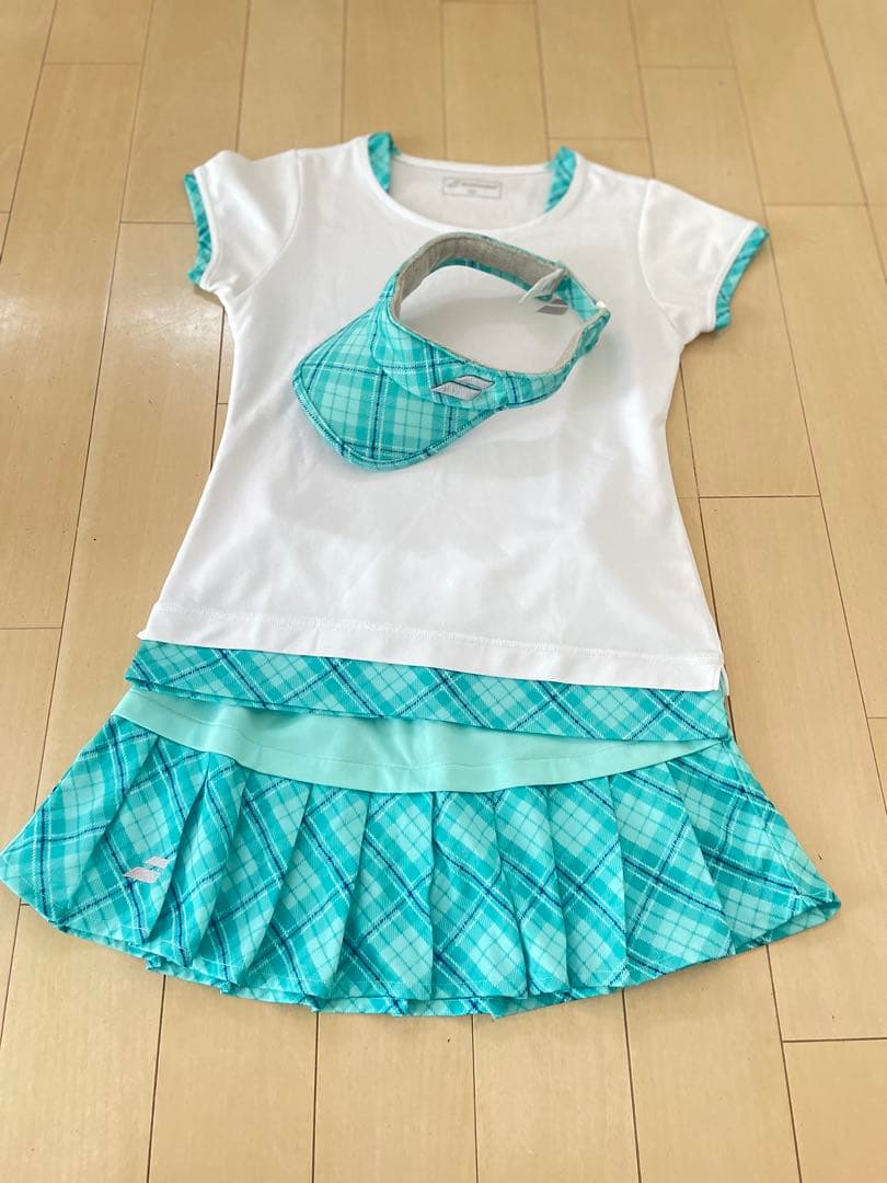 Mari【3点セット】バボラ レディース テニスウェアM＋サンバイザー