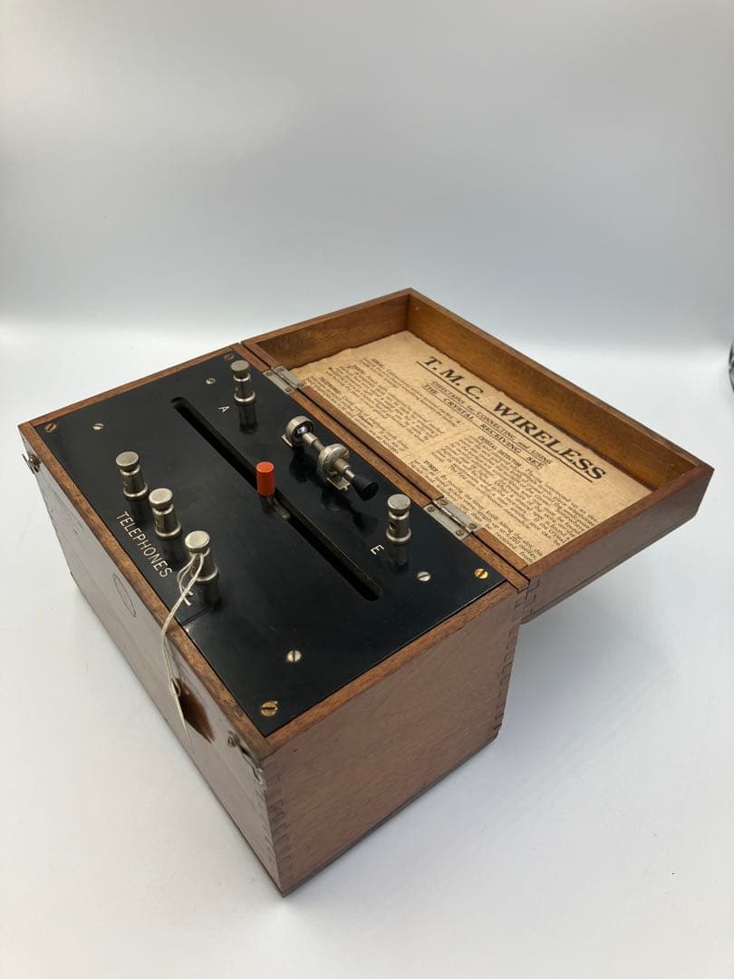 値下げしました！ 鉱石ラジオ　 T.M.C Wireless ヘッドホーン付