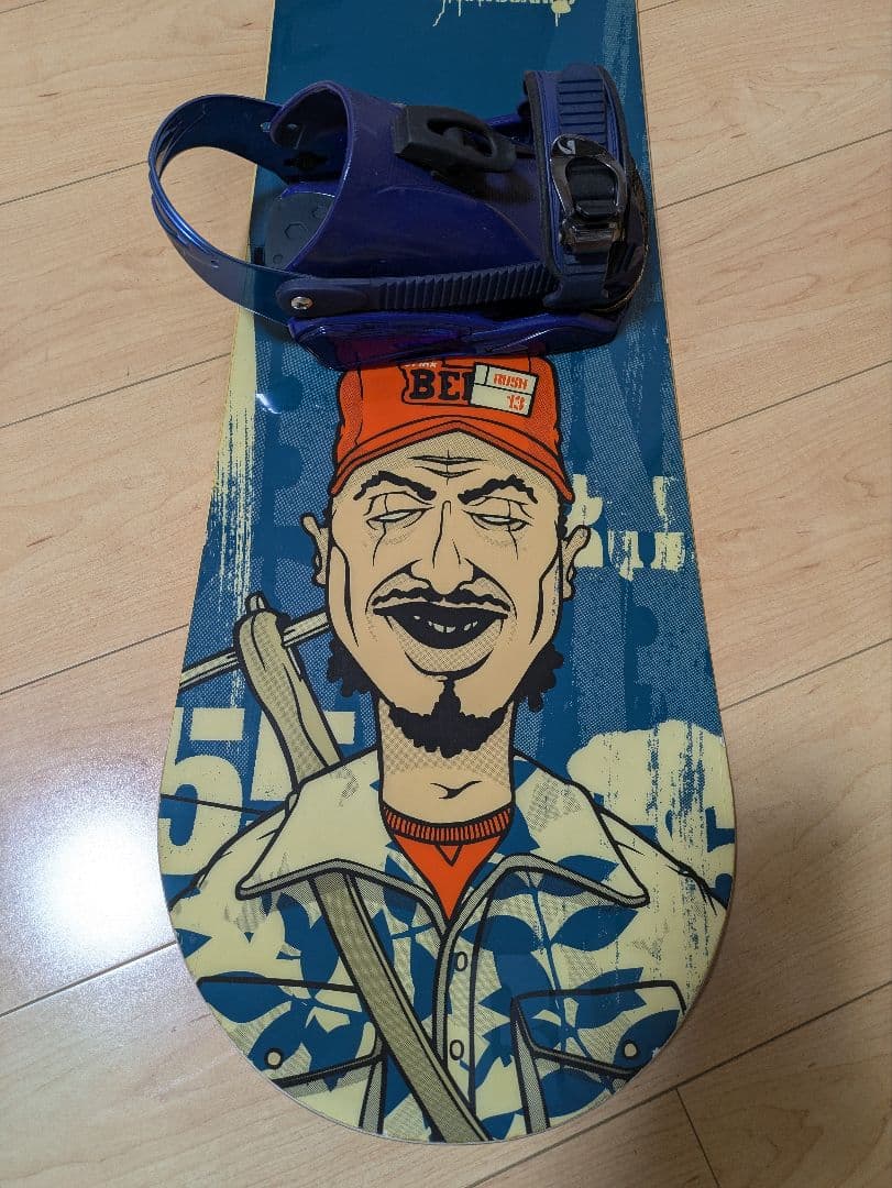BURTON バートン　スノーボード 55 　 バインディング付　レア物