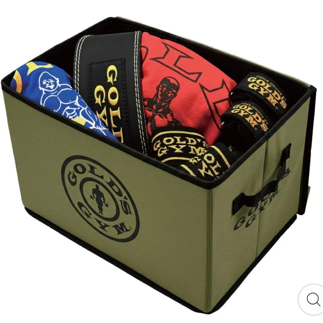 GOLD'S GYM (ゴールドジム) G2826 ストレージボックス カーキ