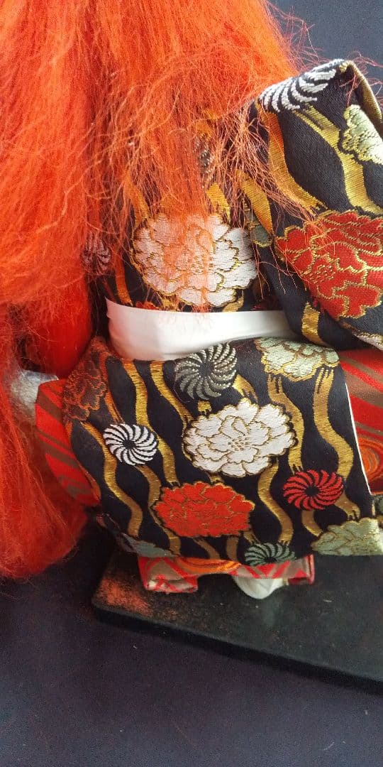 アンティーク紅白歌舞伎 人形