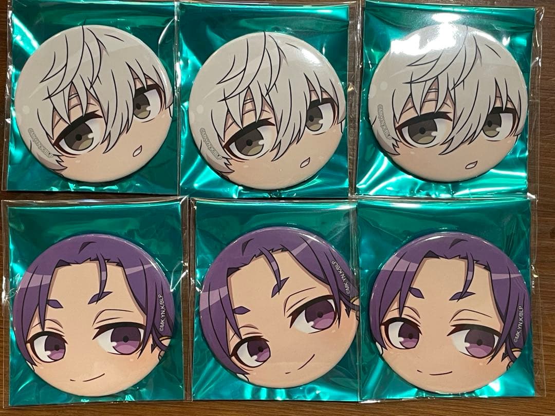 ブルーロック スマイルベースカフェ 天狗 缶バッチ 凪 玲王