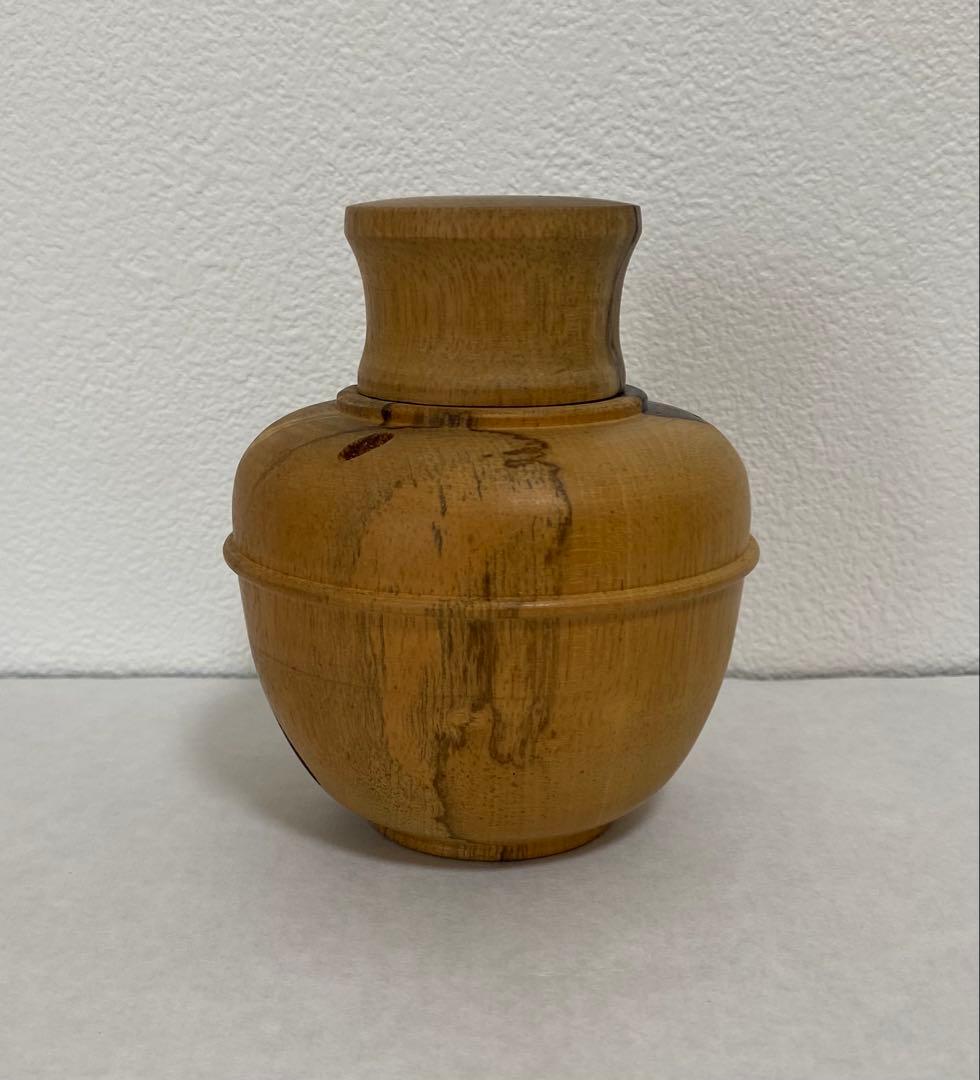 黒柿茶托 5客と茶入れのセット