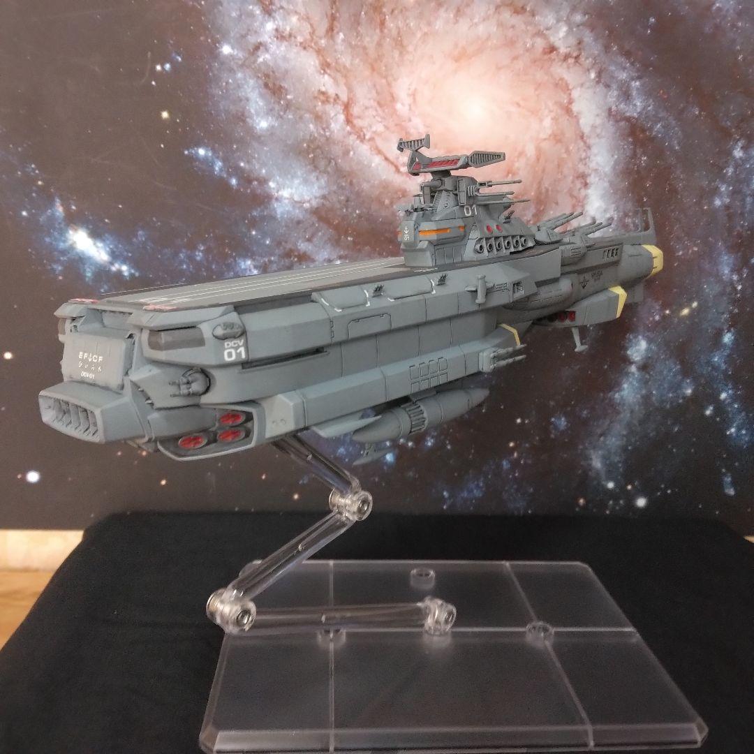 宇宙戦艦ヤマト3199 1/1000ヒュウガ級戦闘航宙母艦ヒュウガ全塗装完成品