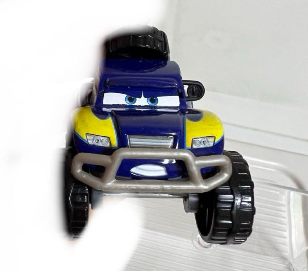 カーズ、ミニカー、（マテル）オフロードタイプ、マックイーン、ブルー・グリット