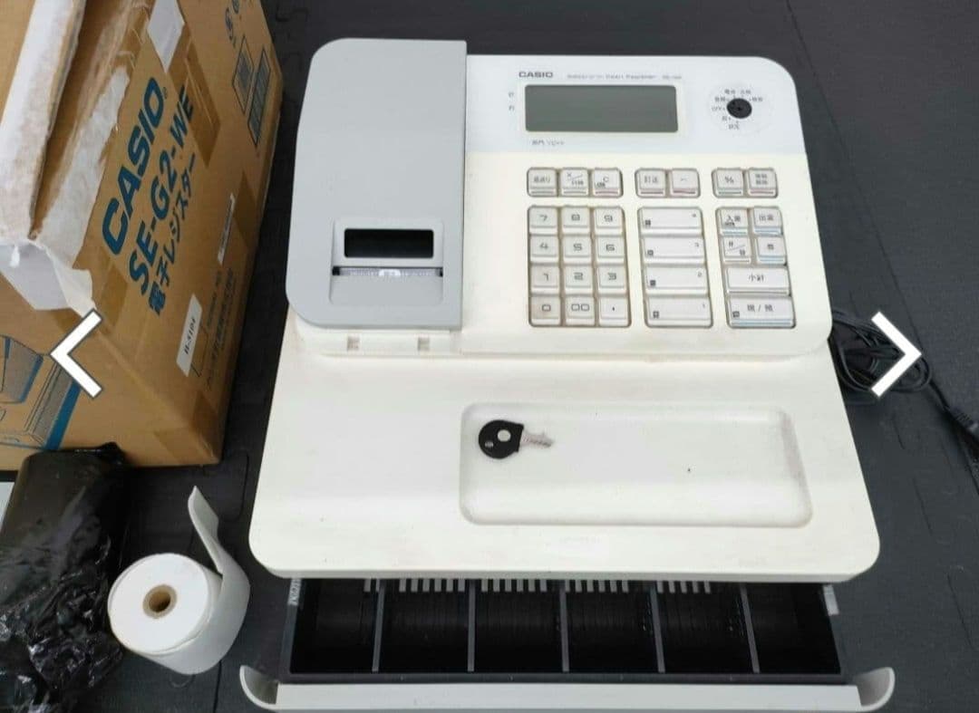 CASIO SE-G2 WE 電子レジスター ホワイト