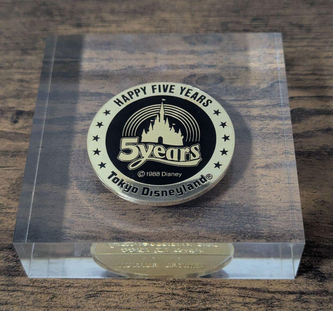 '88 TDL Happy Five Years ペーパーウェイト
