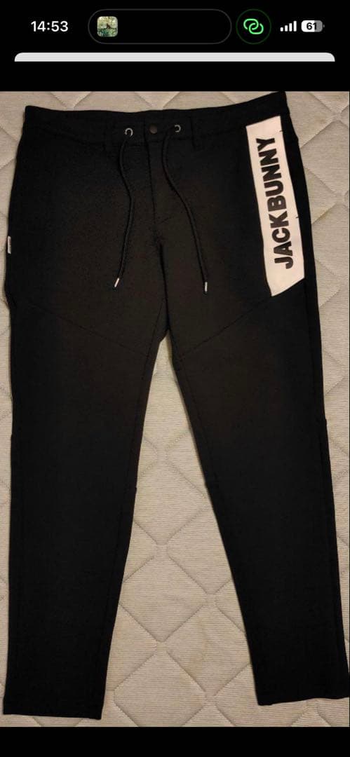 JACK BUNNY メンズパンツ サイズ6 ブラック