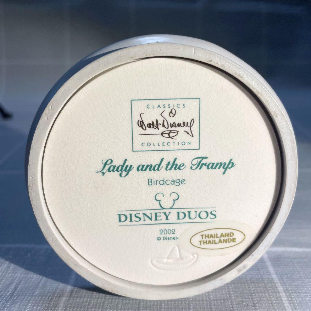 WDCC ディズニー わんわん物語 サイ＆アム フィギュア 陶器製