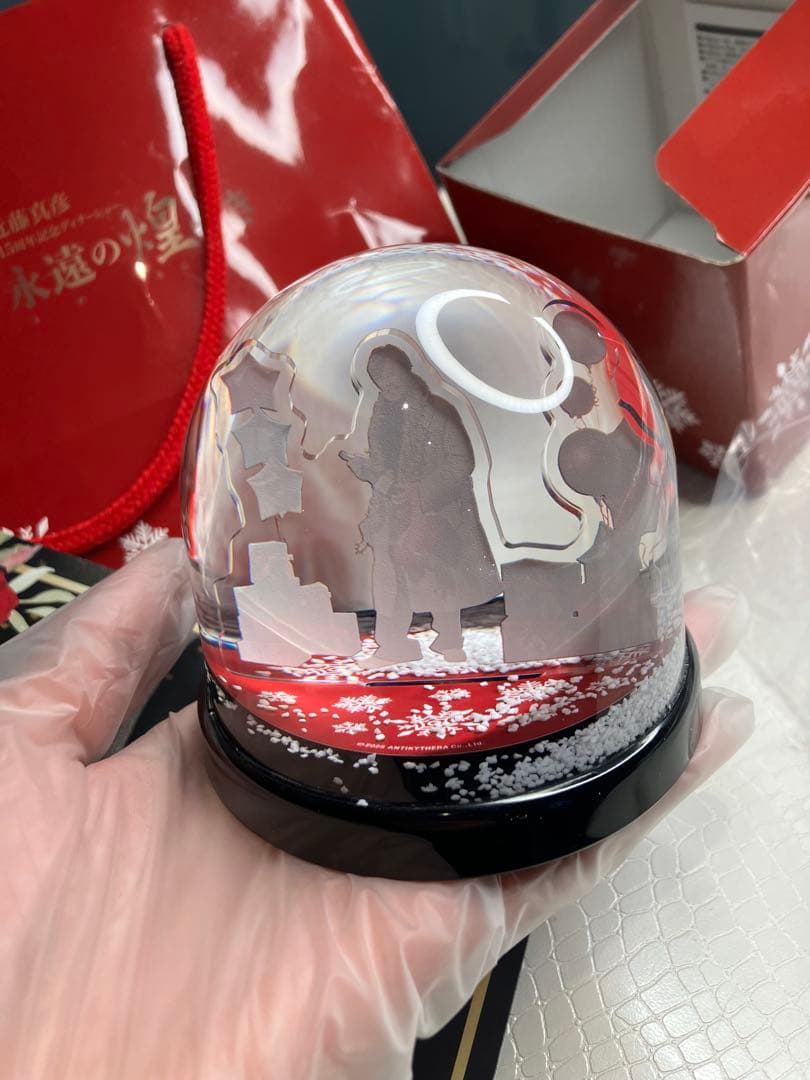 近藤真彦45周年ディナーショー 永遠の煌めきグッズ　スノードーム　非売品　マッチ