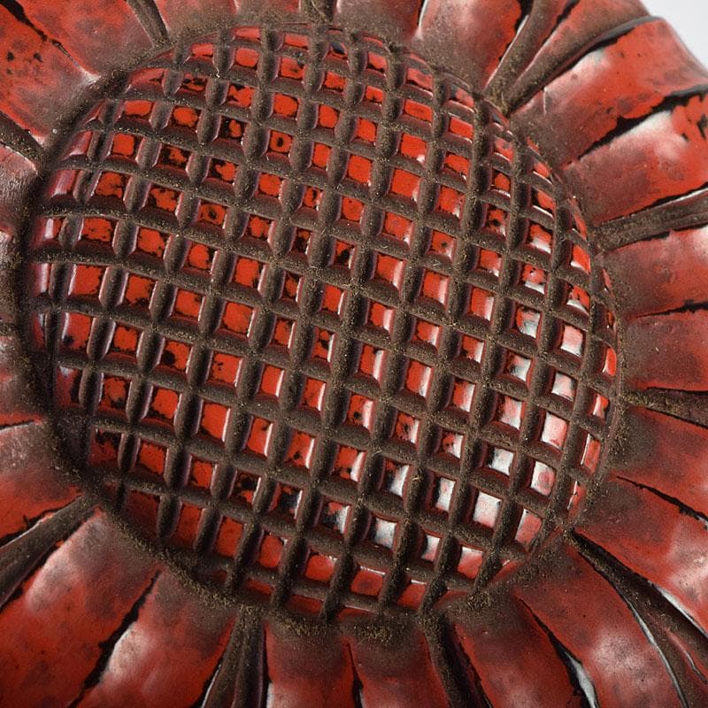 茶道具　鎌倉彫　菊香合　書付箱付　V　R9429