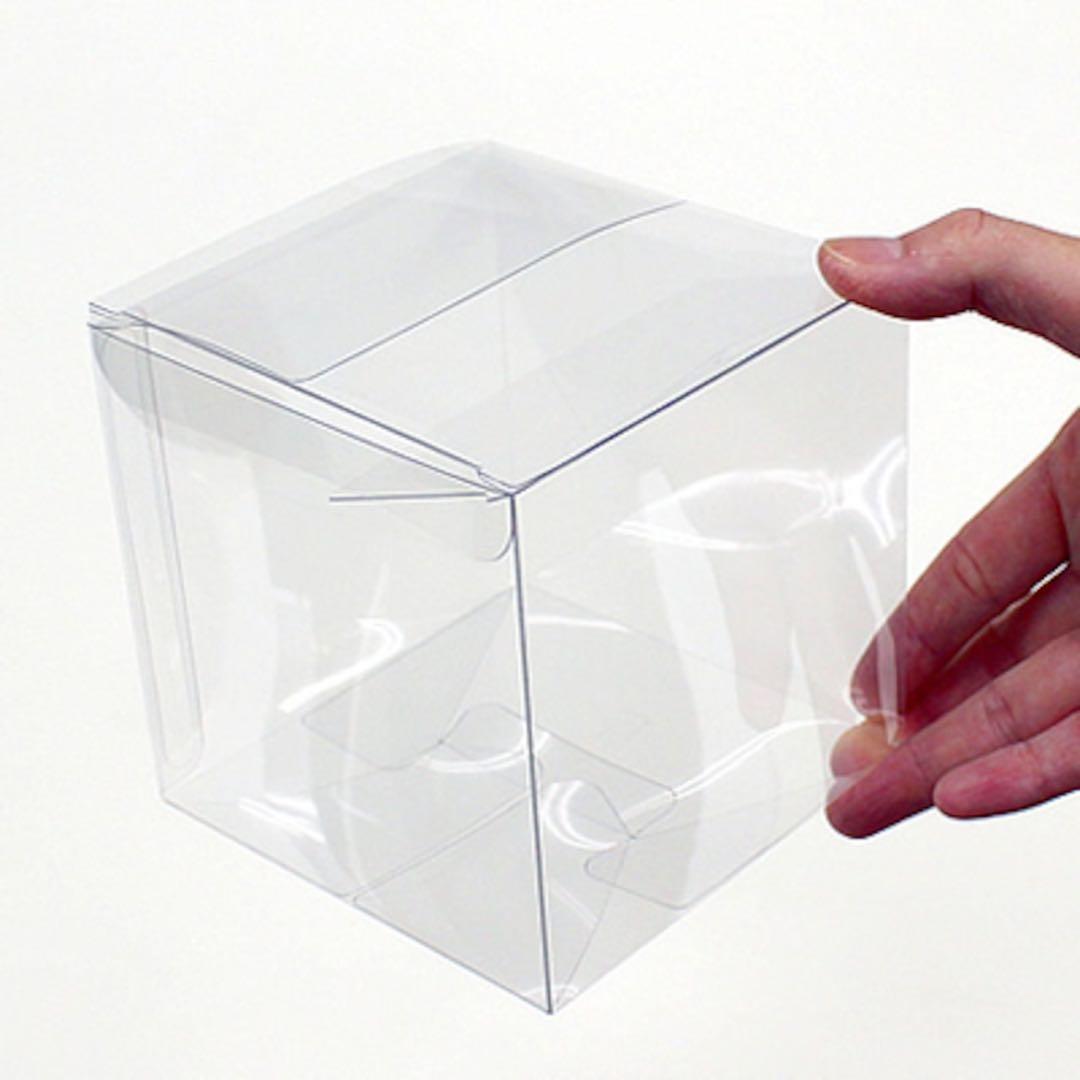 キューブカートン透明　75枚　No.53184