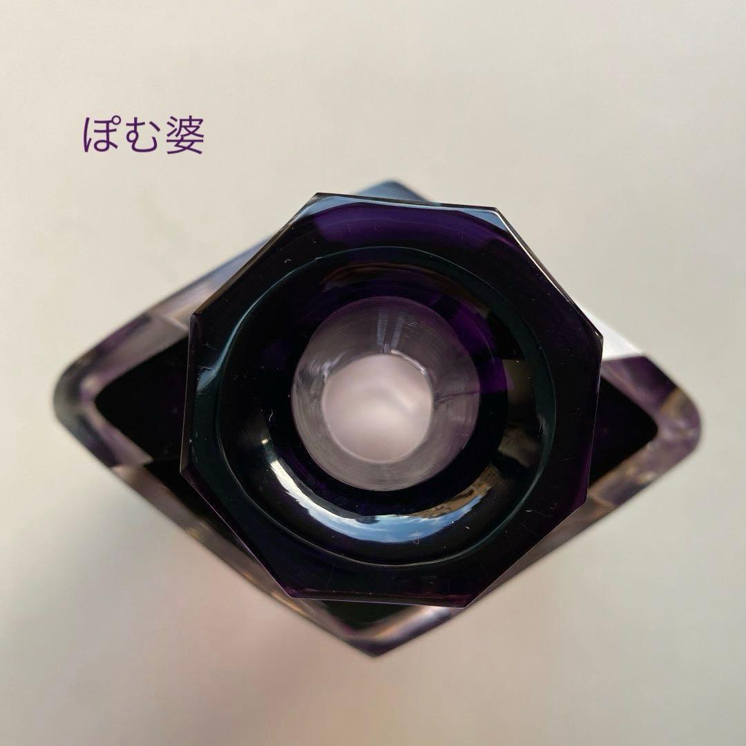 【Moser モーゼル】花瓶 香水瓶 置物１点（大）「インタグリオ／深彫」