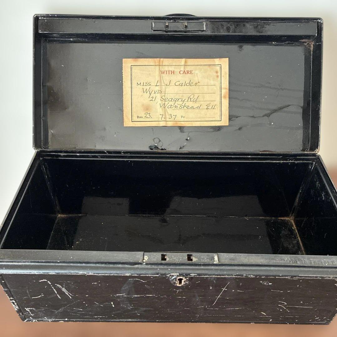 アンティークボックス 黒 イギリス
