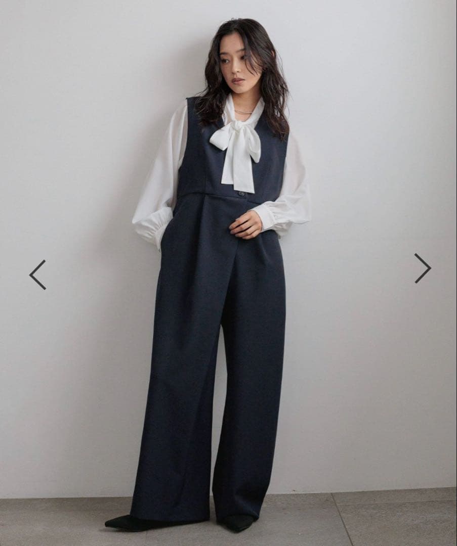 ローリーズファーム　Dayme オールインワン　セレモニー　ネイビー　Lサイズ