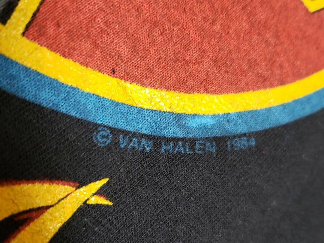 Van Halen 1984ツアー Tシャツ Mサイズ ブラック