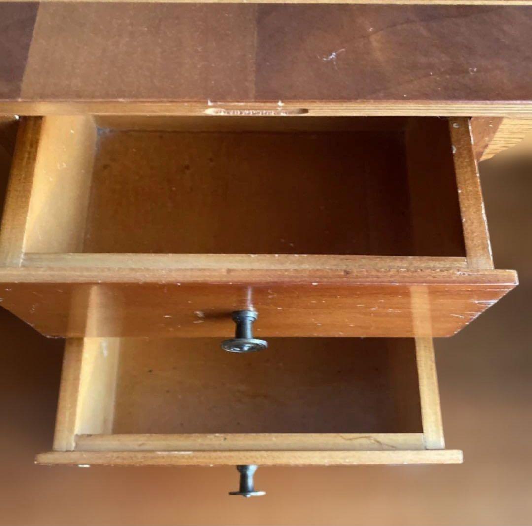 ライティングビューロー　インテリア　象嵌　猫脚