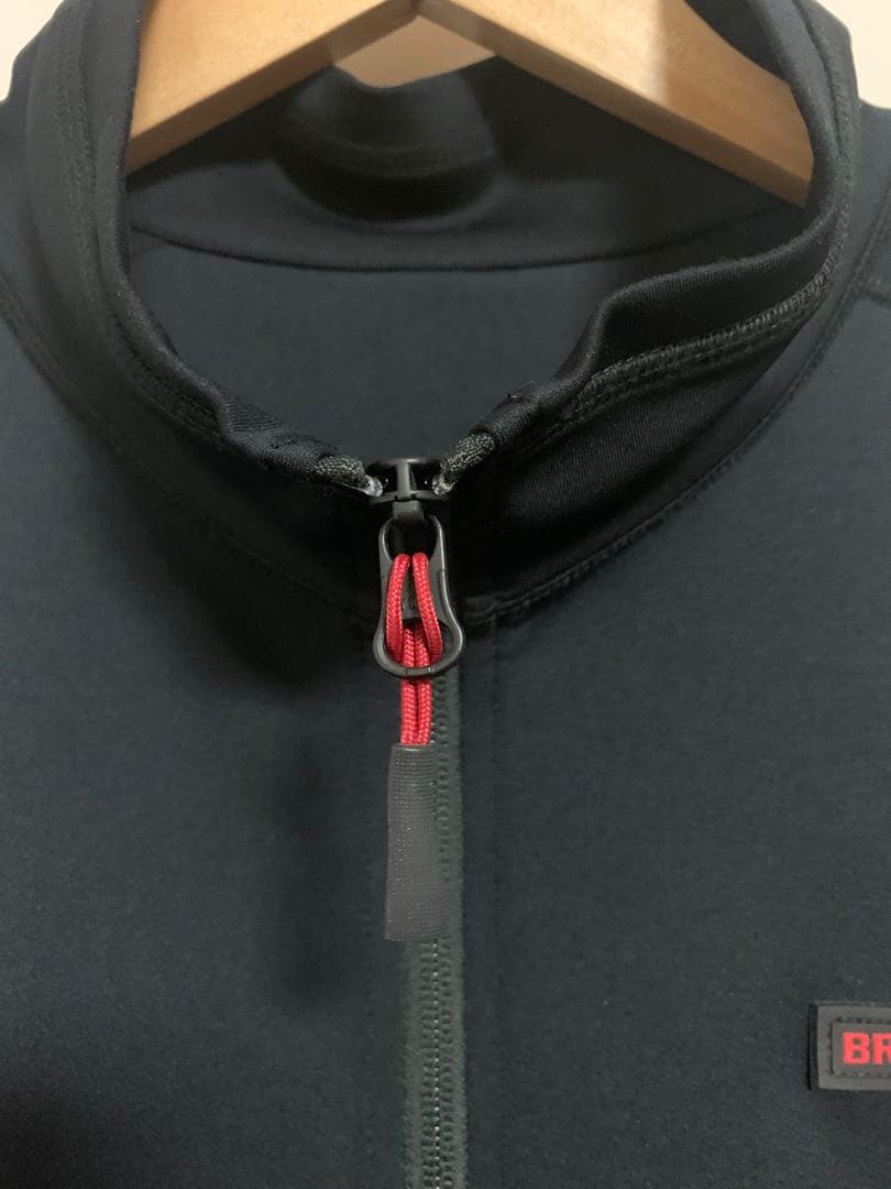 ブリーフィング フルジップ ダブルジップ ベスト ３Dロゴ エンボスロゴ XL