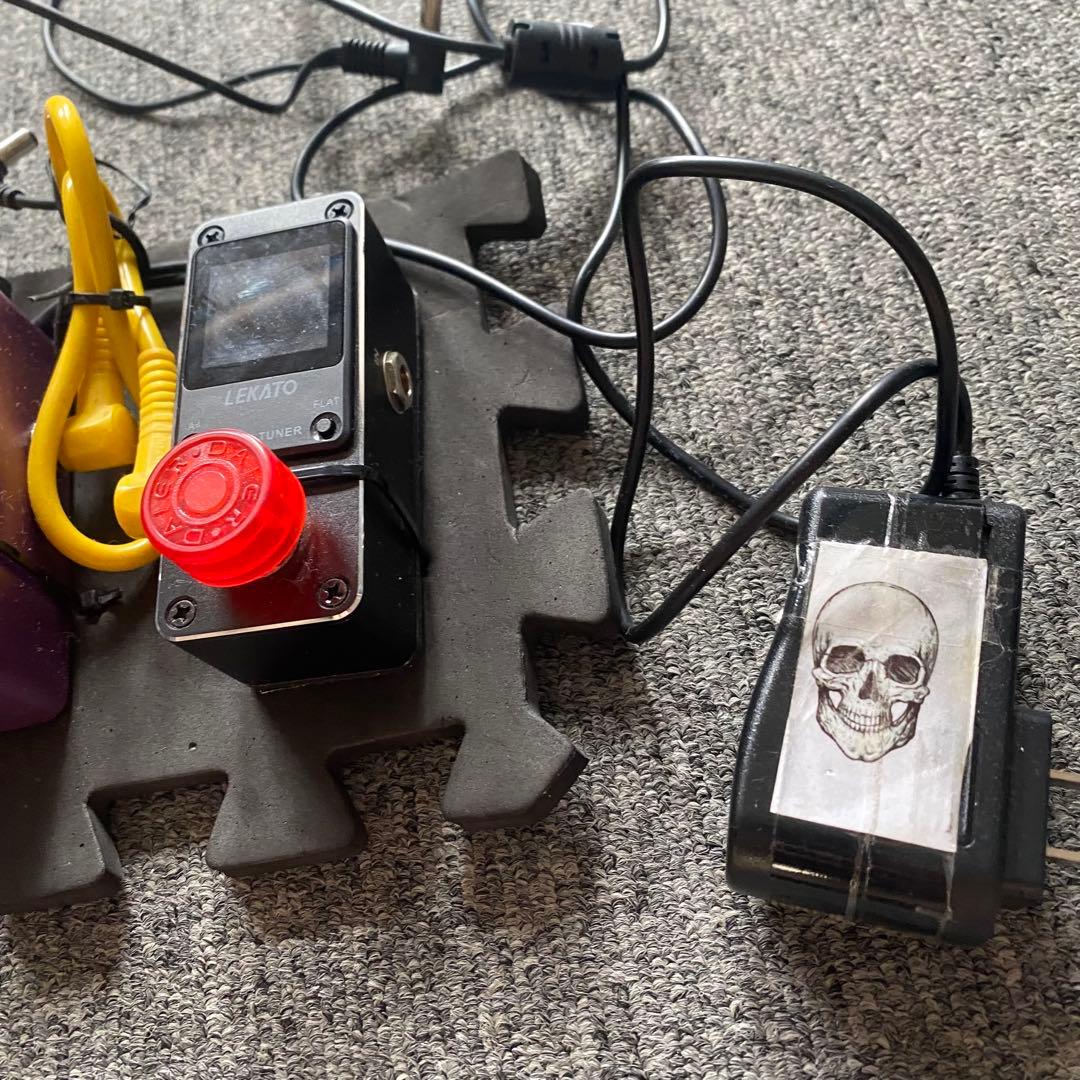 コンパクトエフェクターボード。ボリュームペダル 歪み チューナー ワウ