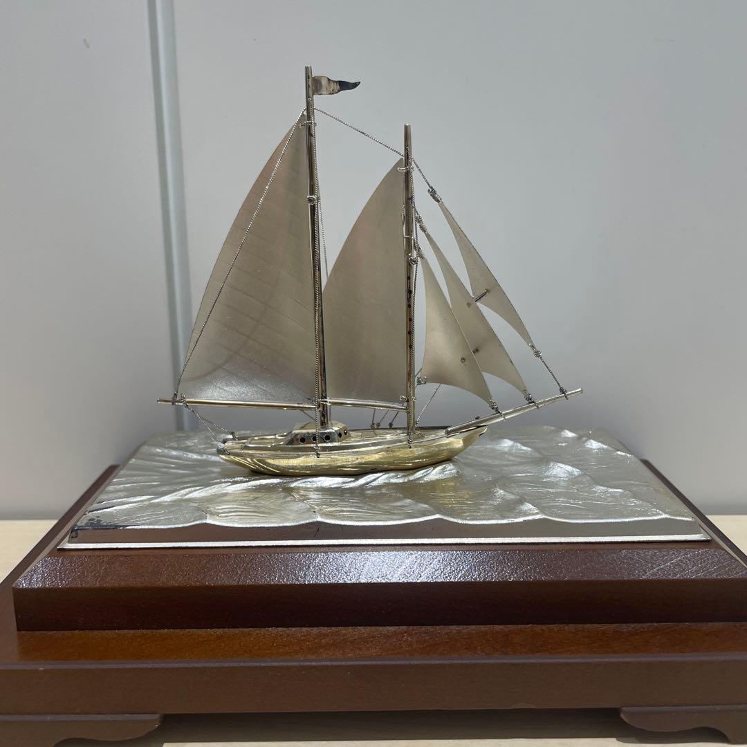 工芸品 SILVER YACHT 985 TAKEHIKO