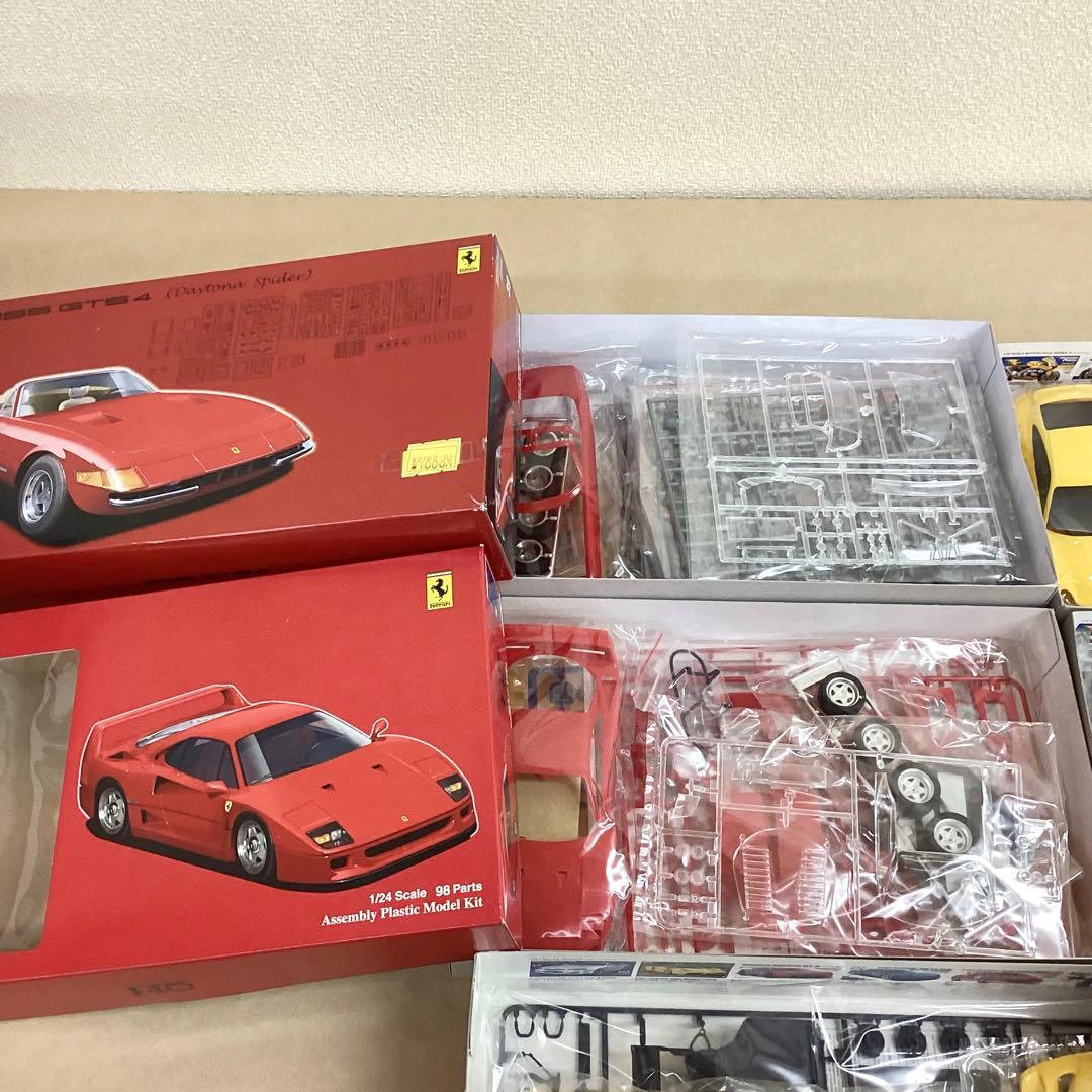 タミヤ フジミ模型 1/24 フェラーリ・ポルシェ5個セット 未組立品