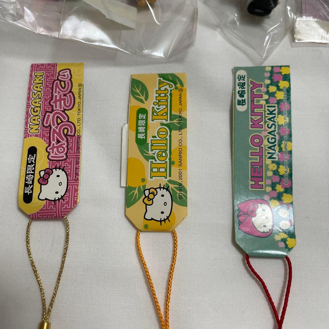 新品◆ハローキティ ご当地キティ 根付けストラップ 九州 10個セット◆匿名配送