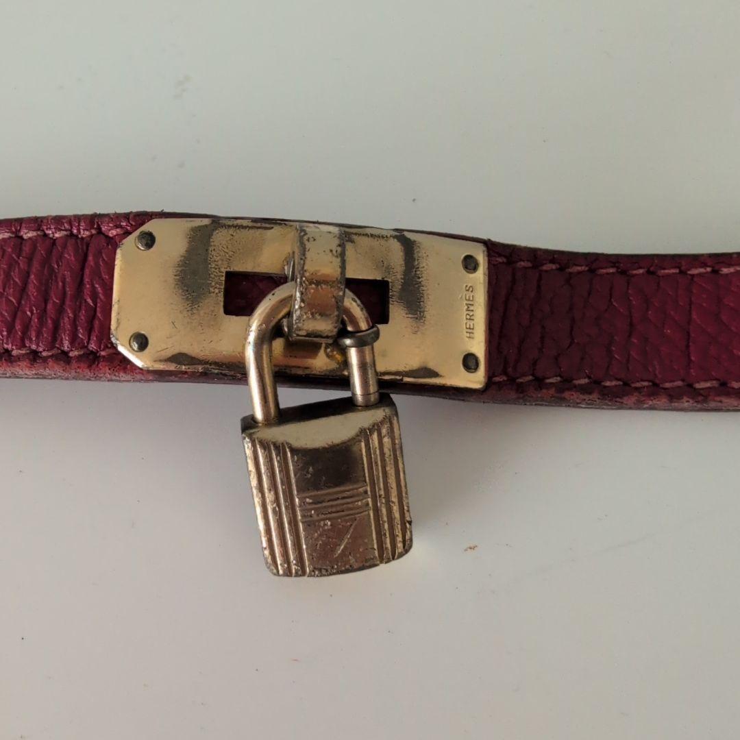 HERMES　エルメス　ペット用首輪　犬猫　レッド