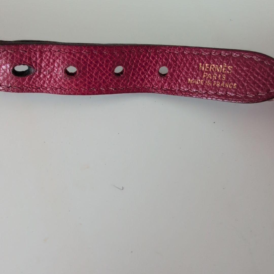 HERMES　エルメス　ペット用首輪　犬猫　レッド