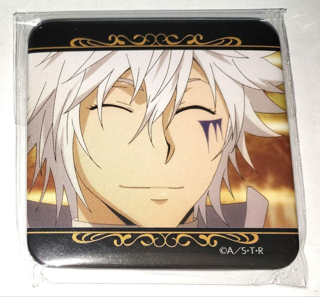 リボーン 白蘭 スクエア缶バッジ その1 ナンジャタウン