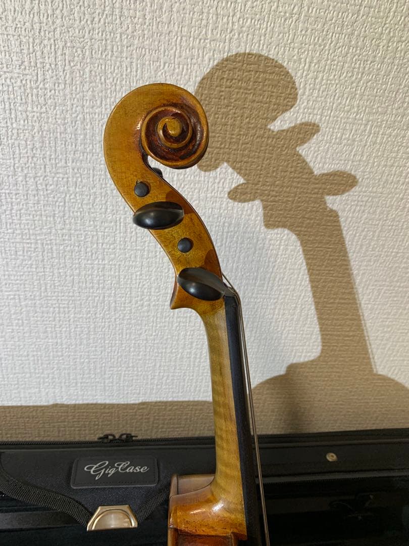 チェコ　工房製　4/4 バイオリン　裏板一枚板