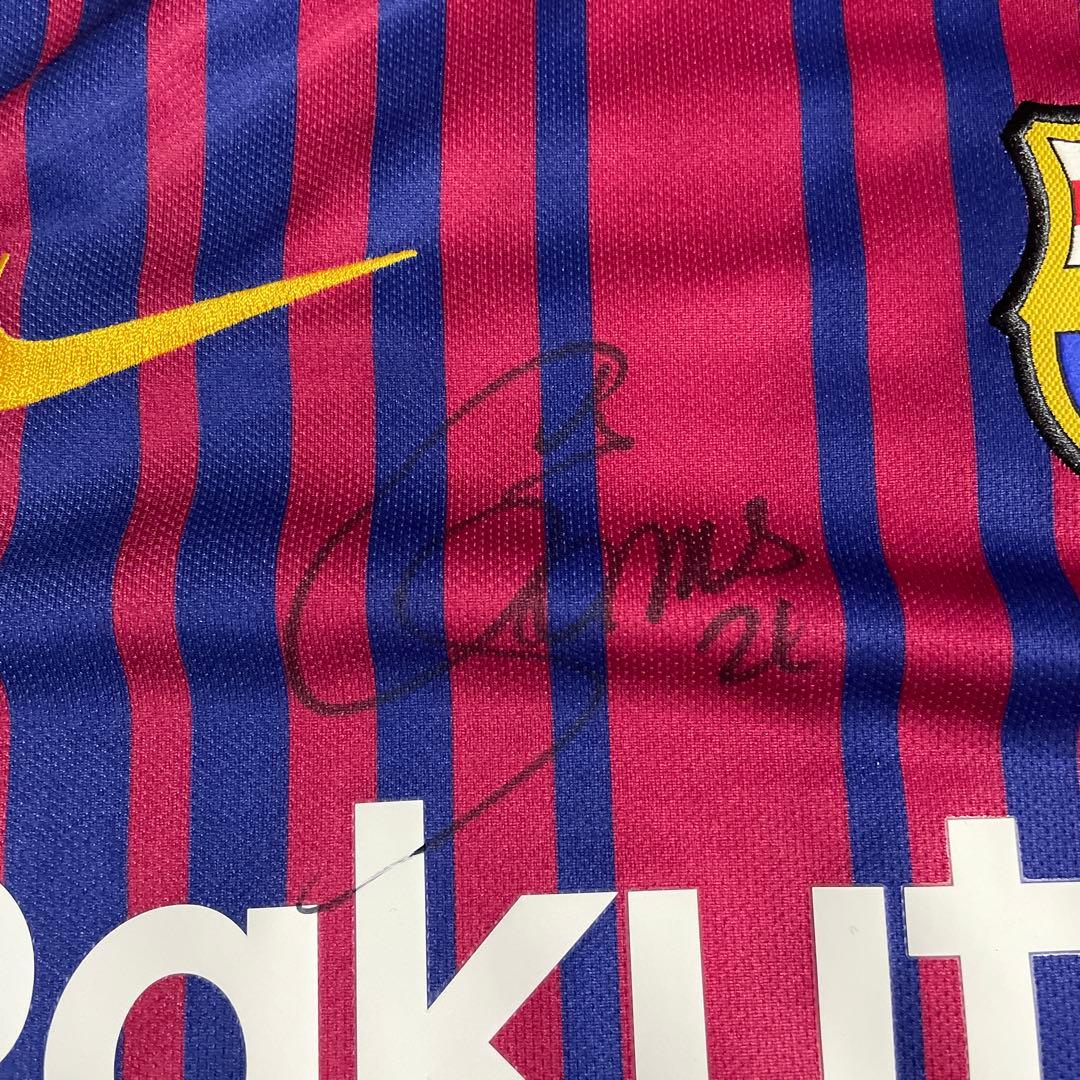FC Barcelona 直筆サイン入りユニフォーム／メッシ・スアレス・ゴメス他