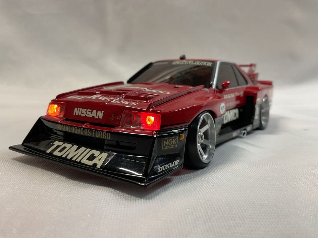 京商 ミニッツ AWD ドリフトスカイラインAFS2.4G基盤 アルミホイール付