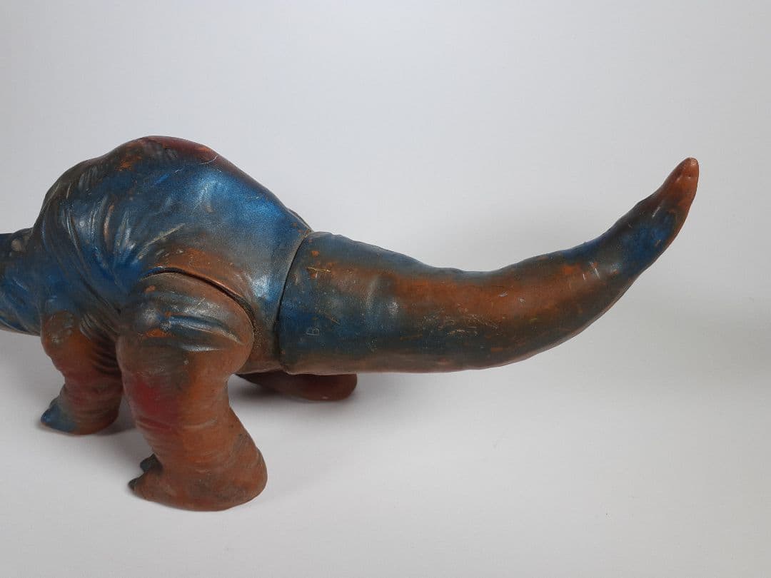 ブルマァク　ディプロドクス　怪獣ソフビ　恐竜100万年　円谷プロ　当時物