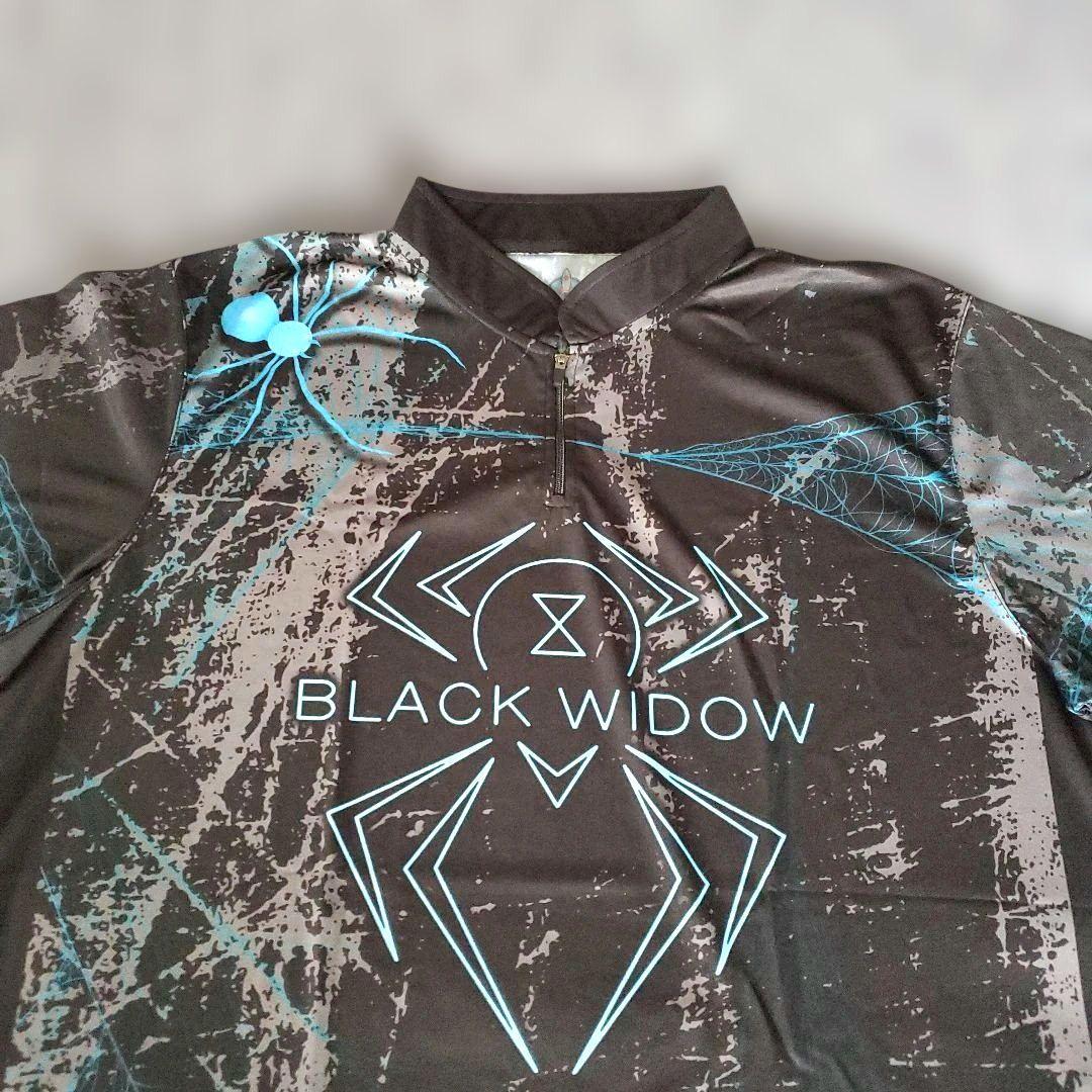 ✨新品✨ボウリングウェア　【2XL】　ブラックウィドー　ブラック　大きめ