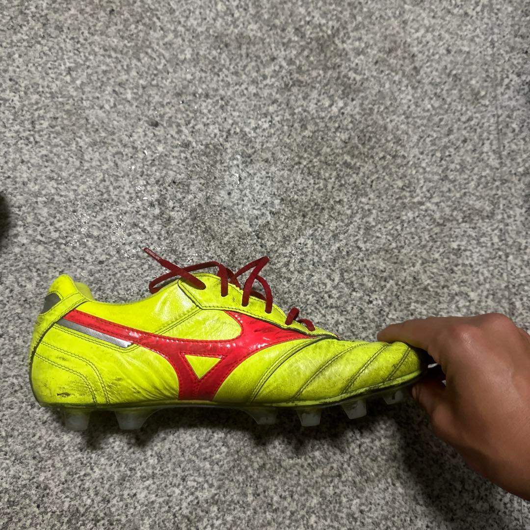 Mizuno モレリア2japan 限定色スパイク イエロー/レッド