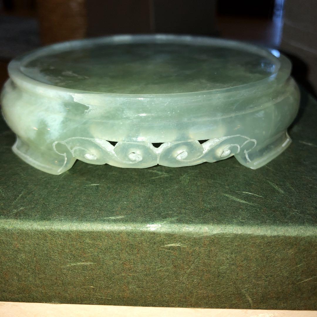 蝋石　玉　水注台