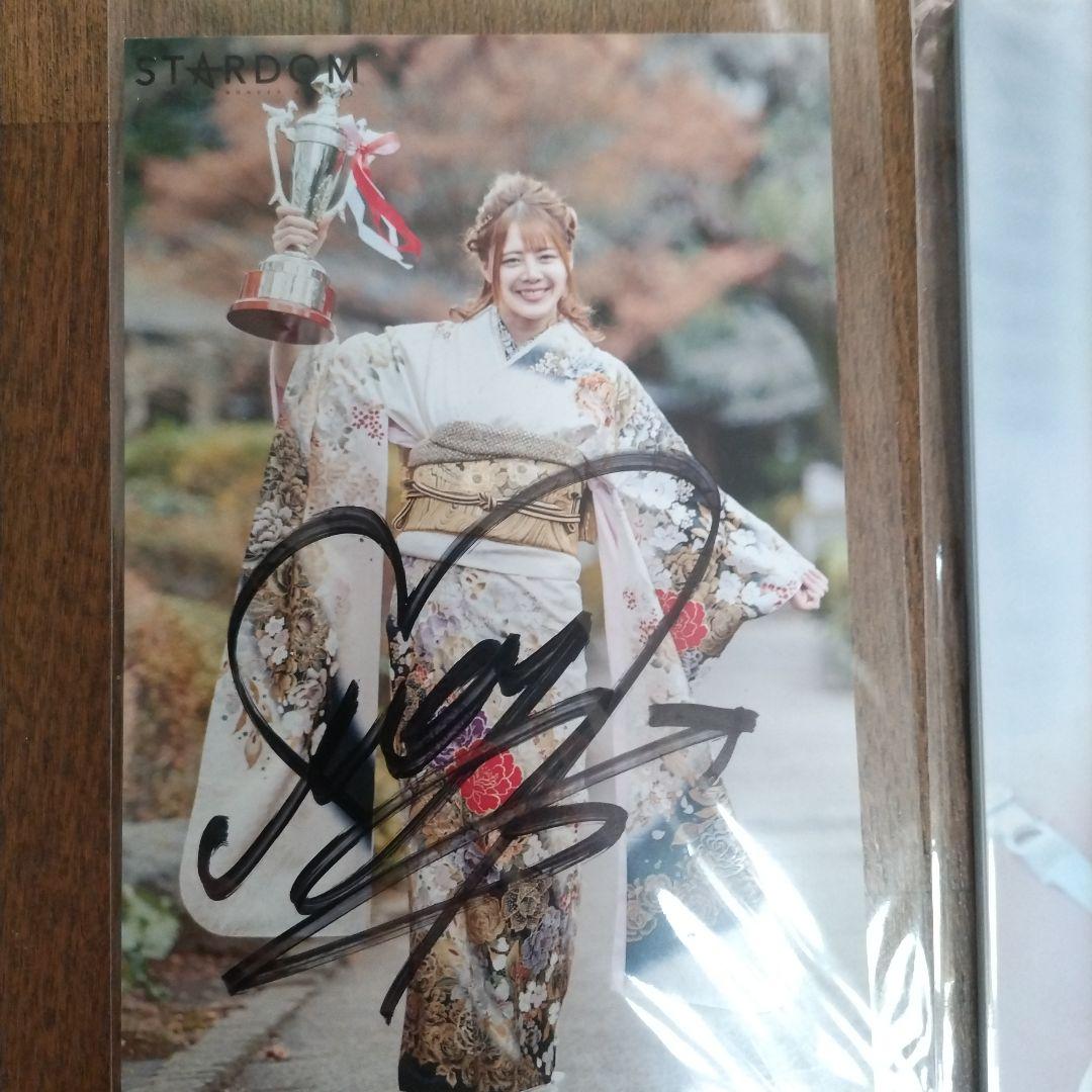 岩谷麻優、写真集、直筆サイン入りポストカード、マリーゴールド、スターダム